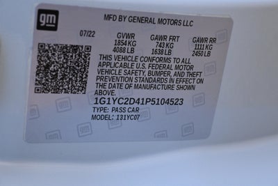 2023 Chevrolet Corvette Stingray 3LT