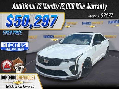 2022 Cadillac CT4-V V-Series Blackwing