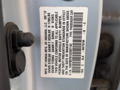 2012 Honda Civic Sdn EX