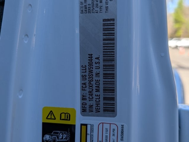 2025 Jeep Wrangler 4xe Backcountry