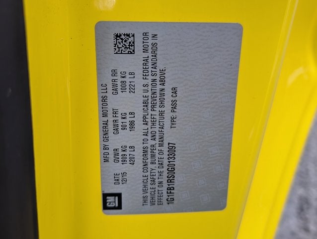 2016 Chevrolet Camaro 1LT