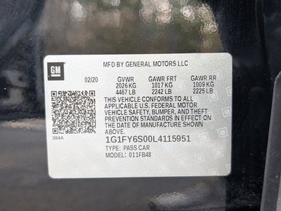 2020 Chevrolet Bolt EV LT