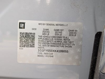 2019 Chevrolet Bolt EV LT