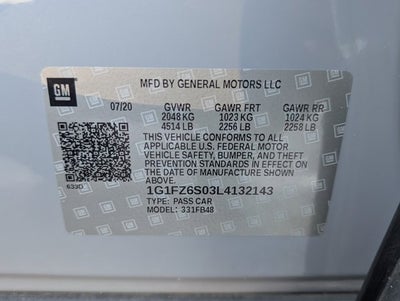 2020 Chevrolet Bolt EV Premier