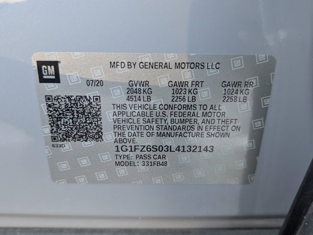 2020 Chevrolet Bolt EV Premier