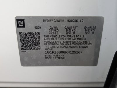 2019 Chevrolet Bolt EV Premier