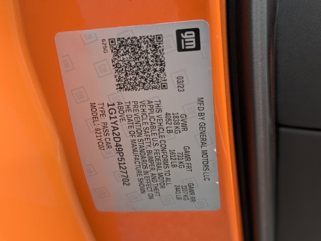 2023 Chevrolet Corvette 1LT