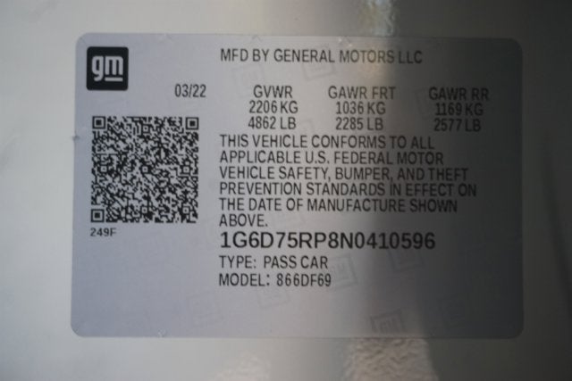 2022 Cadillac CT4-V Blackwing