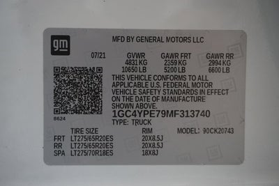 2021 Chevrolet Silverado 2500HD LTZ