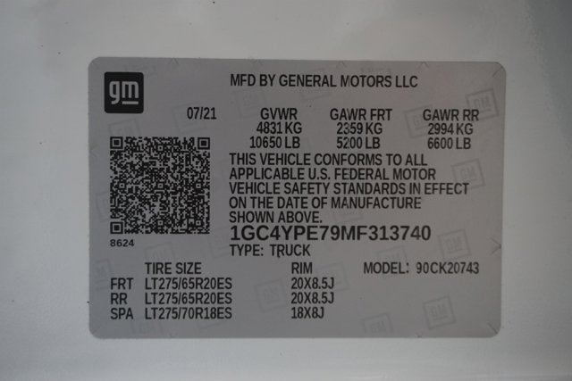 2021 Chevrolet Silverado 2500HD LTZ