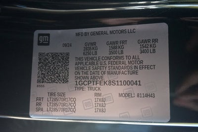 2025 Chevrolet Colorado 4WD ZR2