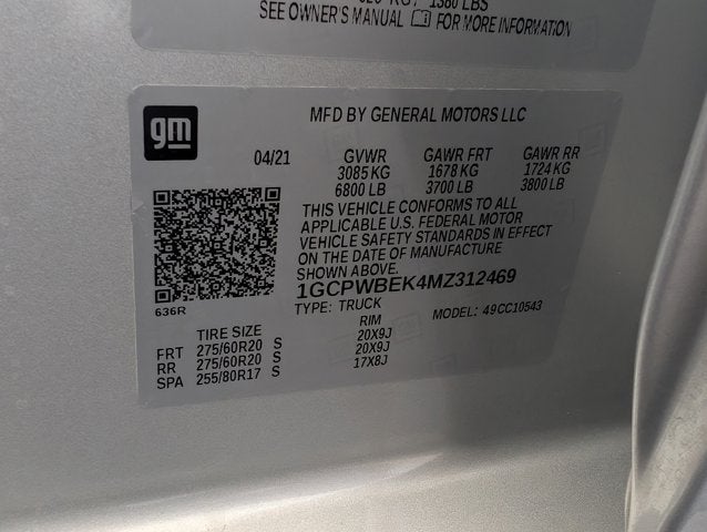 2021 Chevrolet Silverado 1500 Custom