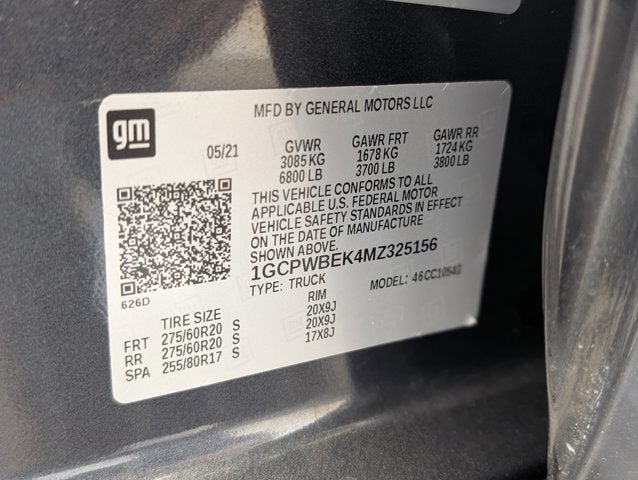 2021 Chevrolet Silverado 1500 Custom