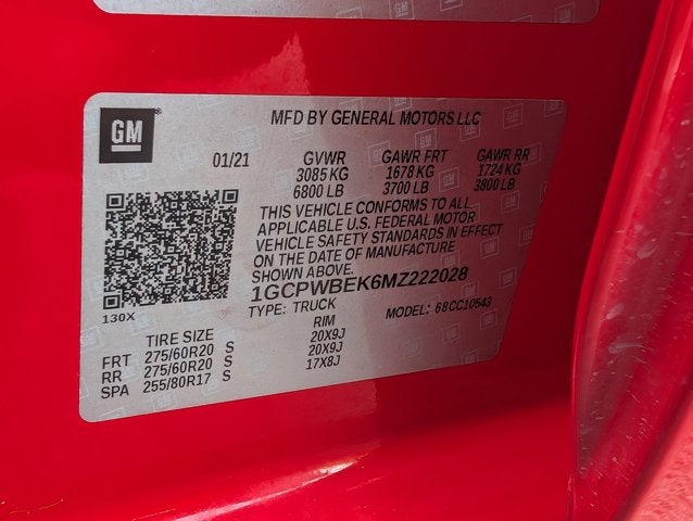 2021 Chevrolet Silverado 1500 Custom