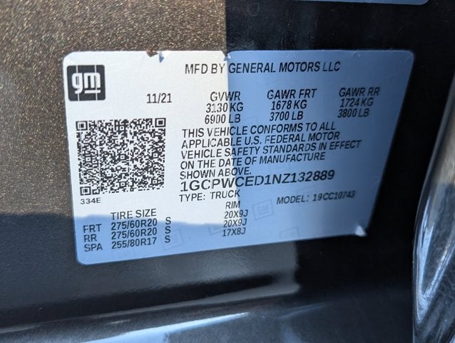 2022 Chevrolet Silverado 1500 LTD LT