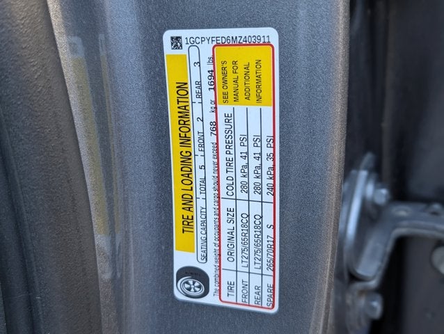 2021 Chevrolet Silverado 1500 LT Trail Boss