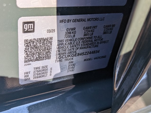 2025 Chevrolet Silverado 1500 LTZ