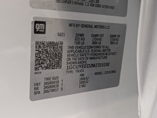 2021 Chevrolet Silverado 1500 RST