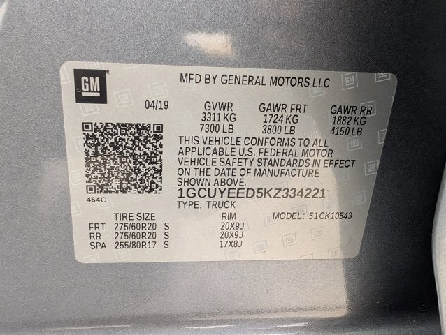 2019 Chevrolet Silverado 1500 RST