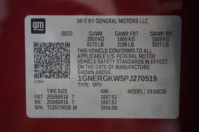 2023 Chevrolet Traverse LT Cloth