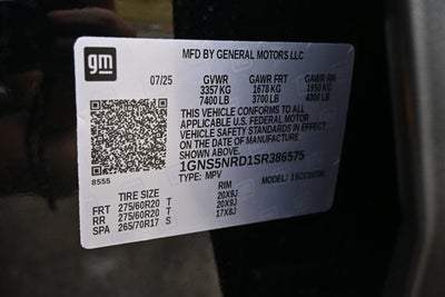 2025 Chevrolet Tahoe LT