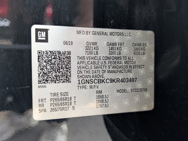 2019 Chevrolet Tahoe LT