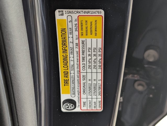 2022 Chevrolet Tahoe RST