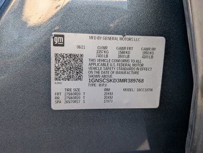 2021 Chevrolet Tahoe Premier