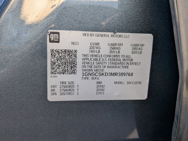 2021 Chevrolet Tahoe Premier