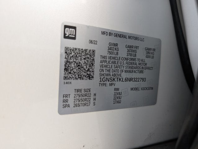 2022 Chevrolet Tahoe High Country