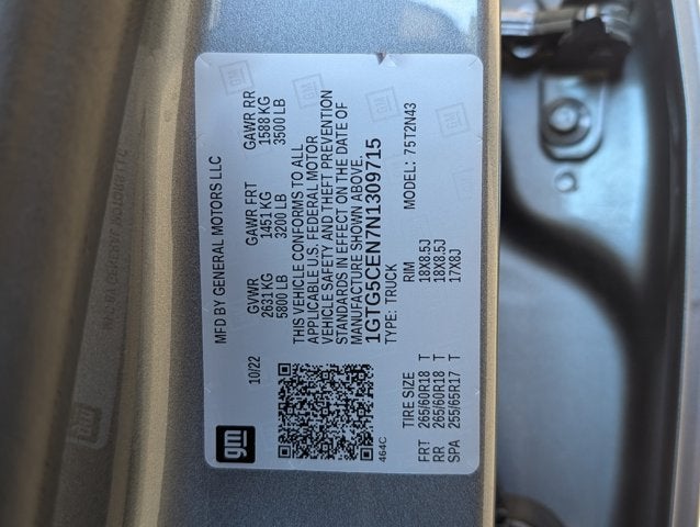 2022 GMC Canyon 2WD Elevation