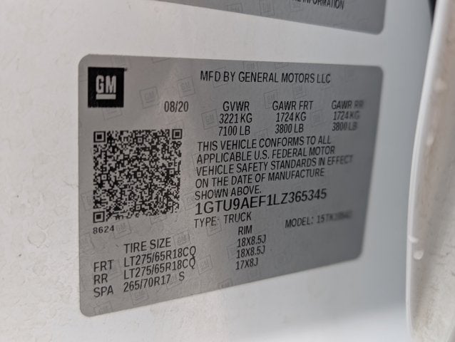 2020 GMC Sierra 1500 4WD Crew Cab 147"