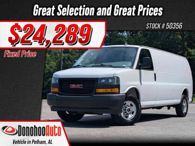 2022 GMC Savana Cargo Van RWD 3500 155"