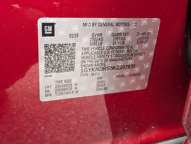 2019 Cadillac XT5 Luxury AWD