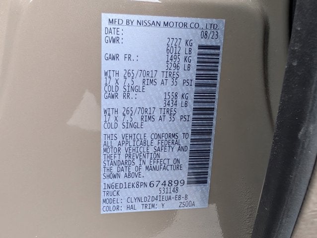 2023 Nissan Frontier PRO-4X