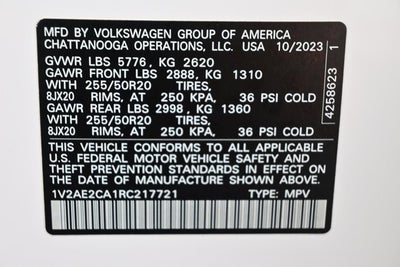 2024 Volkswagen Atlas Cross Sport 2.0T SEL R-Line