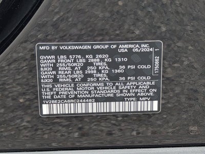 2024 Volkswagen Atlas Cross Sport 2.0T SEL