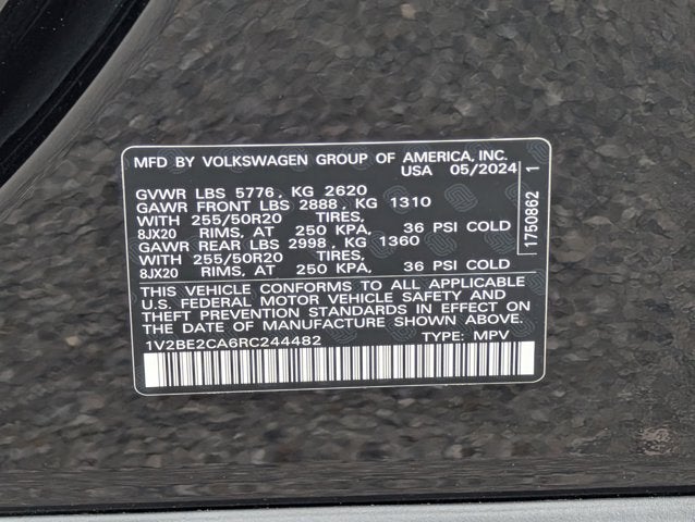 2024 Volkswagen Atlas Cross Sport 2.0T SEL