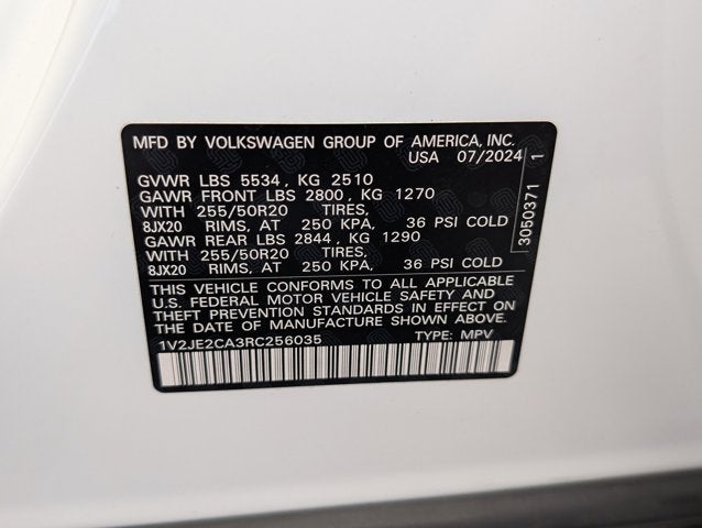 2024 Volkswagen Atlas Cross Sport 2.0T SE w/Technology