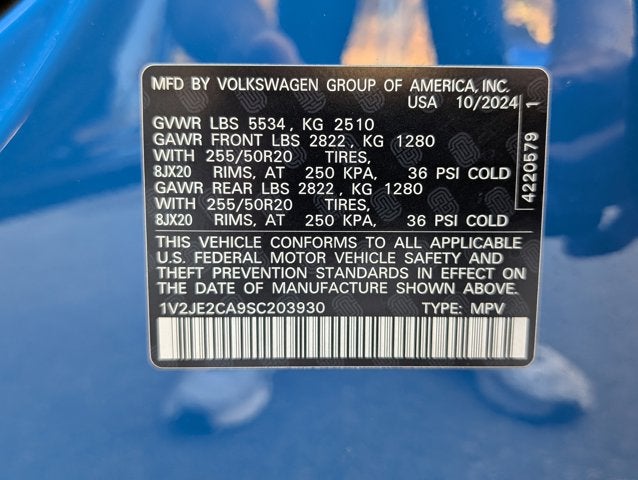 2025 Volkswagen Atlas Cross Sport 2.0T SE w/Technology