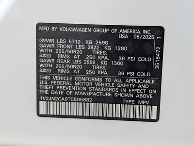 2026 Volkswagen Atlas 2.0T SE w/Technology