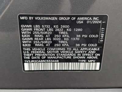 2024 Volkswagen Atlas 2.0T SE w/Technology