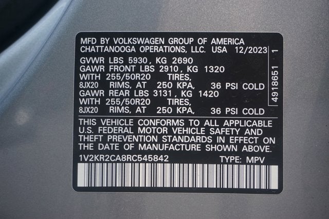 2024 Volkswagen Atlas 2.0T SE w/Technology