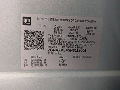 2022 Chevrolet Equinox LT