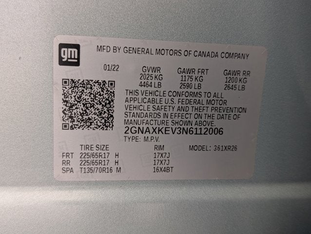 2022 Chevrolet Equinox LT