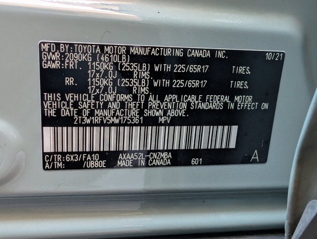 2021 Toyota RAV4 XLE