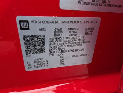 2023 Chevrolet Silverado 1500 Custom