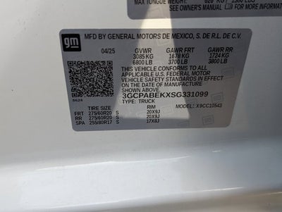 2025 Chevrolet Silverado 1500 Custom