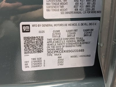 2025 Chevrolet Silverado 1500 Custom Trail Boss