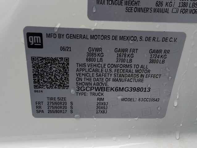 2021 Chevrolet Silverado 1500 Custom